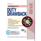 Commercial's Handbook On Duty Drawback 2019-20 by R. Krishnan & R. Parthasarathy